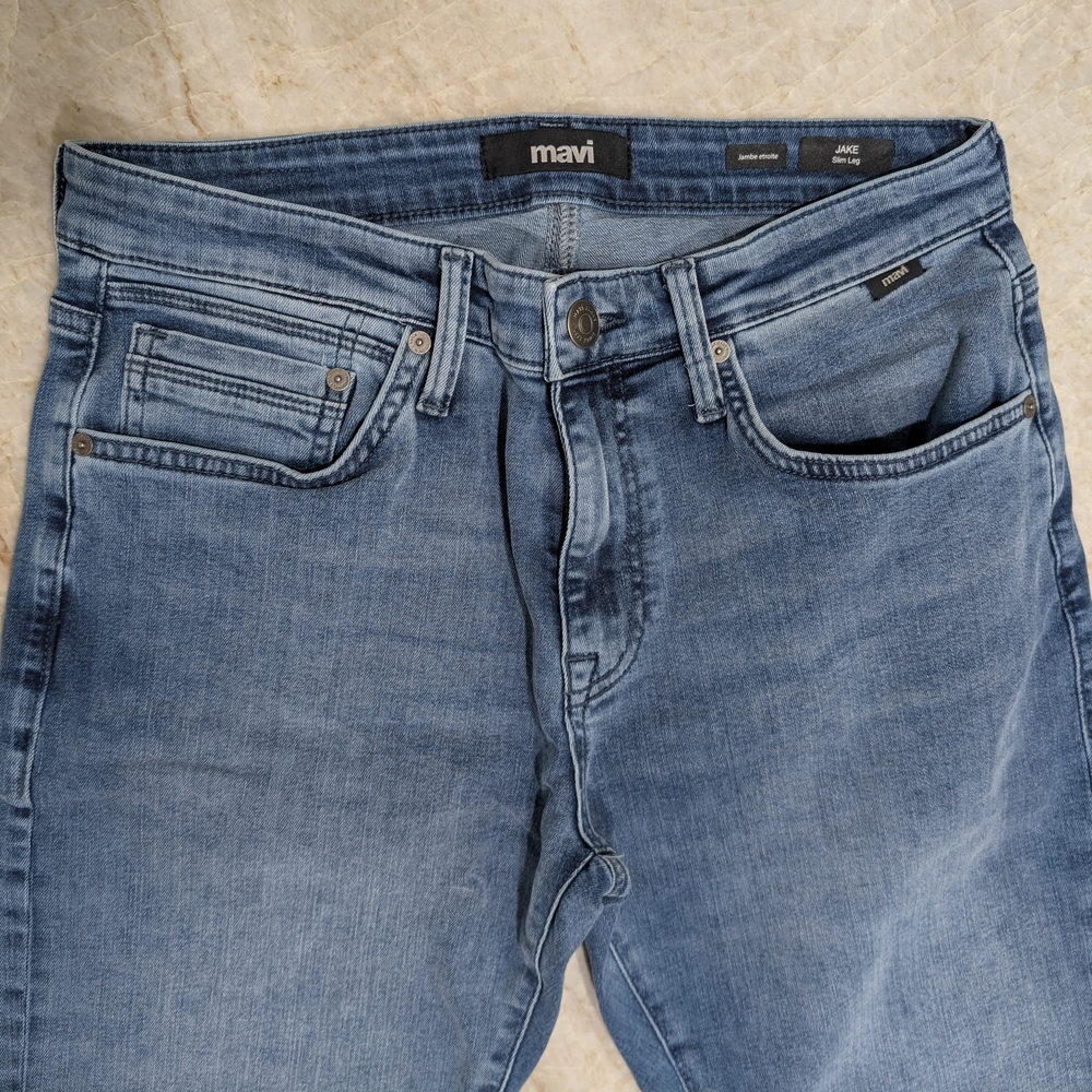 Mavi Men's Light Blue Slim Jeans